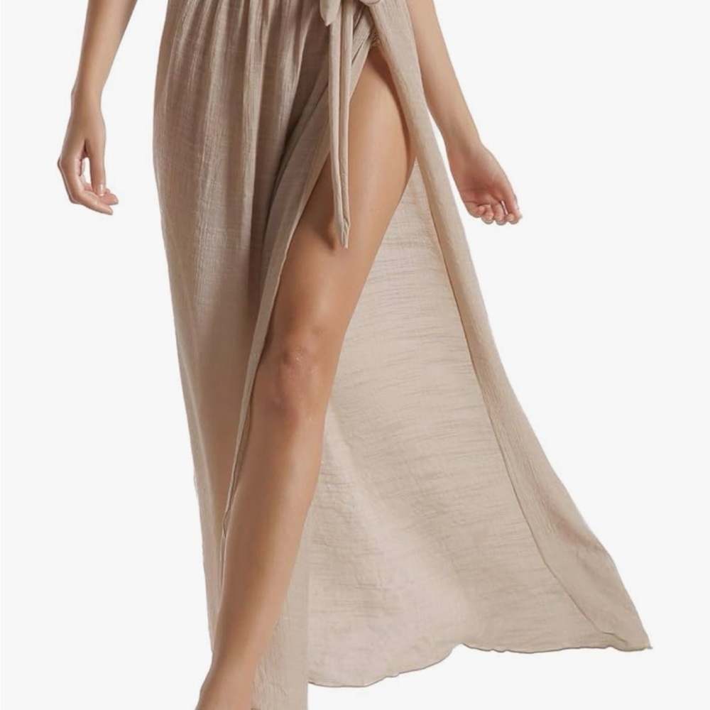 Tan Sheer Cover-Up